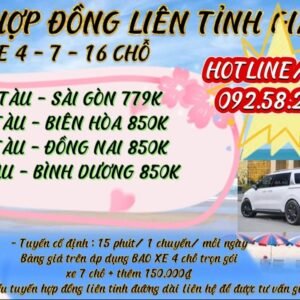 Xe Ghép Bà Rịa - Sài Gòn